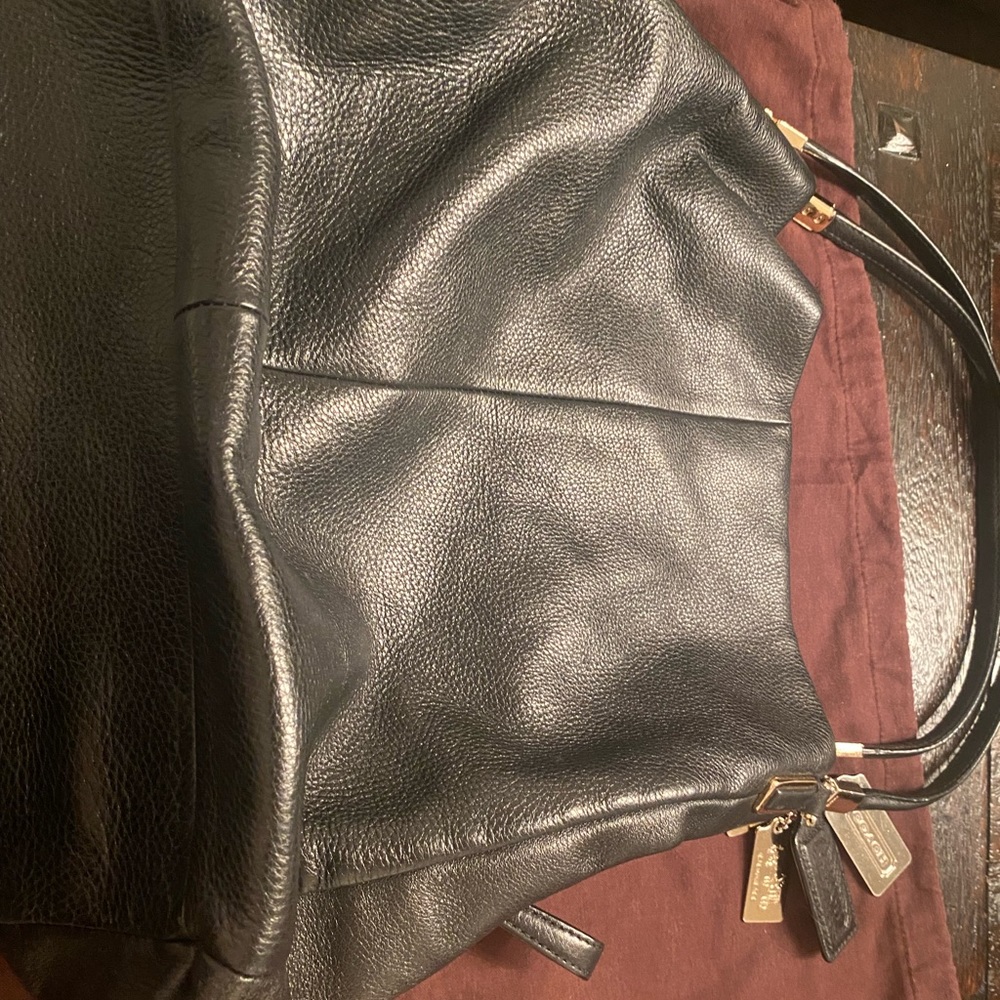Large Hobo Coach Shoulder Bag